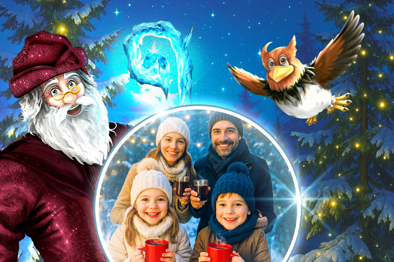 Magischer Lichterwald